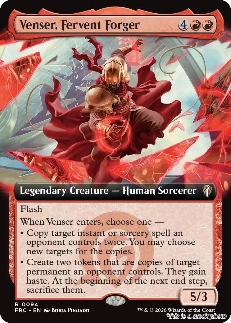 Venser, Fervent Forger (Extended Art)
