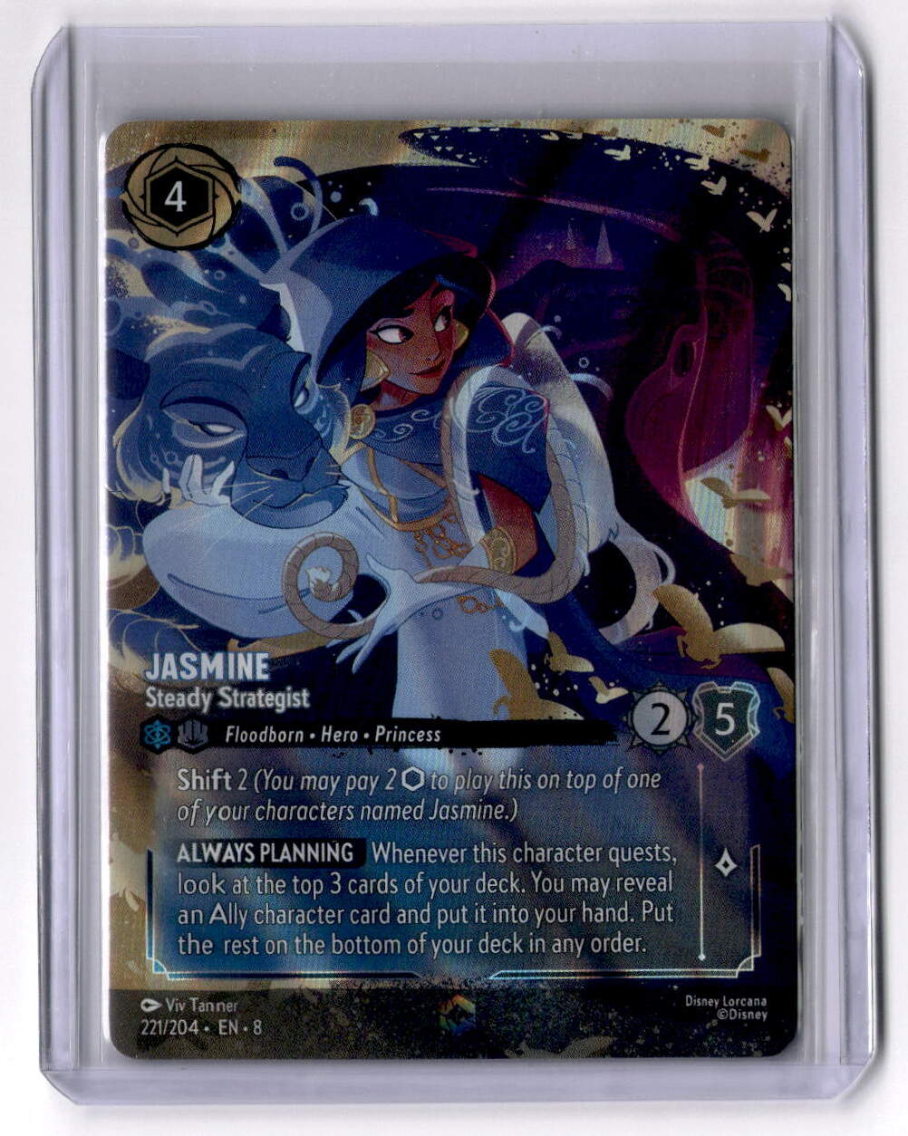Jasmine - Steady Strategist (Enchanted) Enchanted Reign of Jafar 221/204 NM