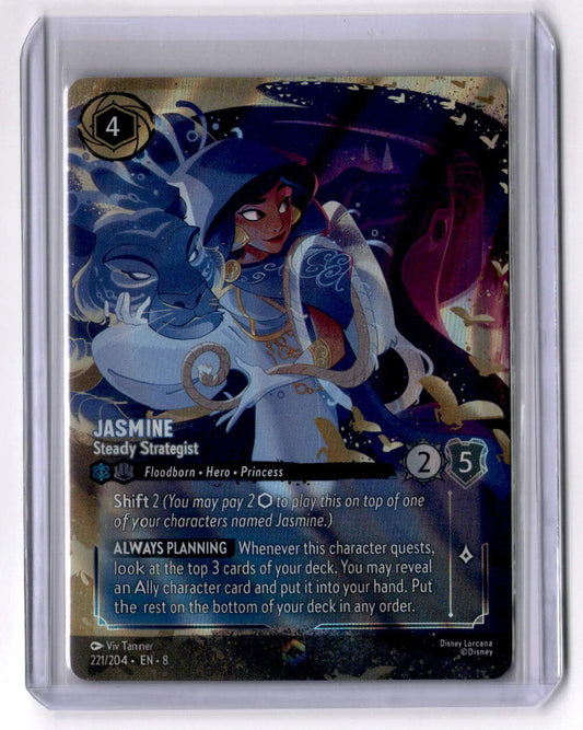 Jasmine - Steady Strategist (Enchanted) Enchanted Reign of Jafar 221/204 NM