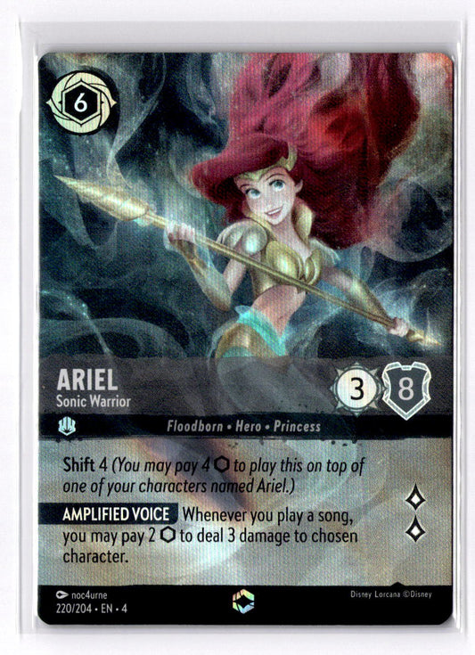 Ariel - Sonic Warrior (Enchanted) Enchanted Ursula's Return 220/204 NM