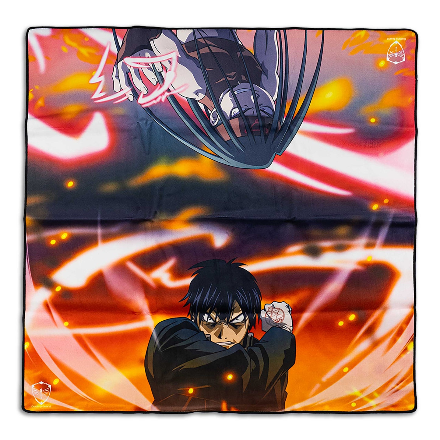 2-Player Stitched Edge Cloth Playmat - Mustang's Rage (Full Metal Alchemist FMA)