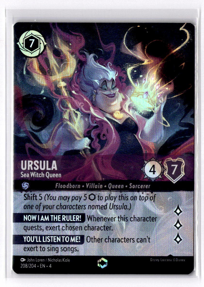 Ursula - Sea Witch Queen (Enchanted) Enchanted Ursula's Return 208/204 NM