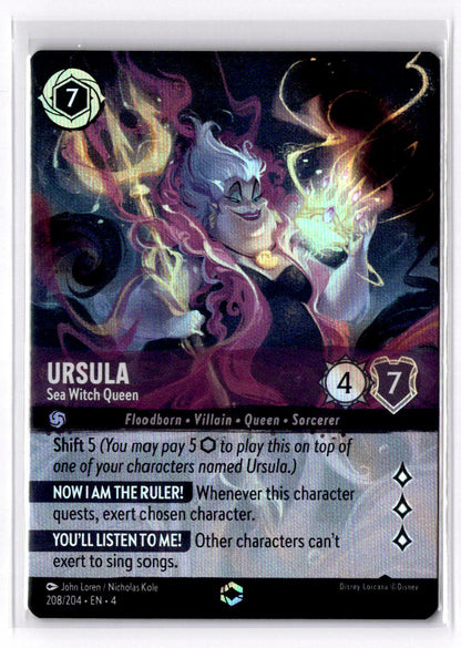 Ursula - Sea Witch Queen (Enchanted) Enchanted Ursula's Return 208/204 NM