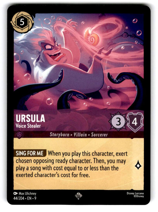Ursula - Voice Stealer Super Rare Fabled 44/204 NM 