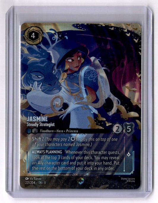 Jasmine - Steady Strategist (Enchanted) Enchanted Reign of Jafar 221/204 NM