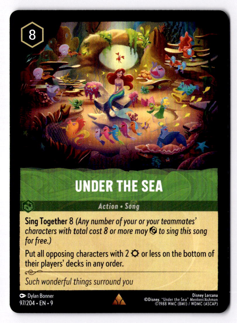 Under the Sea (x4 Playset) Rare Fabled 97/204 NM 
